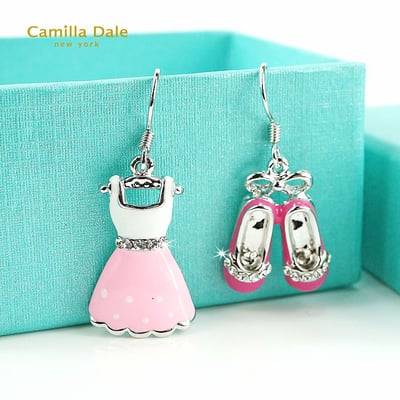 CamillaDale 粉紅鞋與粉色洋裝耳環1