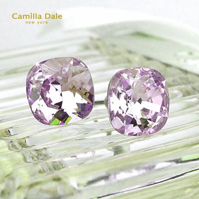 CamillaDale 公爵石水晶耳環(紫羅蘭)3