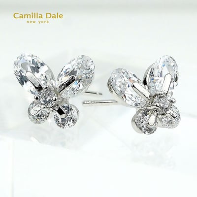 CamillaDale 水晶蝴蝶耳環3