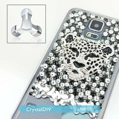 CrystalDIY奧地利水晶SW平底石#2708 分子白鑽Crystal(001)4