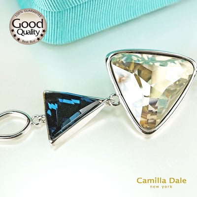 CamillaDale星河光影手鍊採用奧地利SW水晶花式石#4717蒙大拿藍 #4722 Crystal2