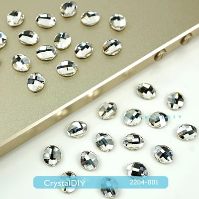 CrystalDIY奧地利SW水晶#2204葉子水晶平底石6x4.8mm2