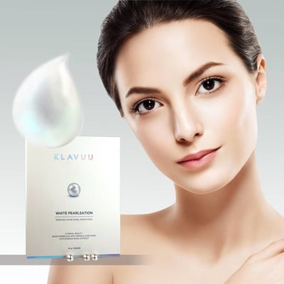 KLAVUU 雪白珍珠賦活美白精華面膜3片入4