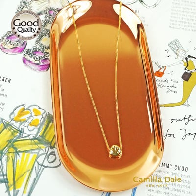 CamillaDale三角壽司金石頸鍊短鍊項鍊(韓製)3