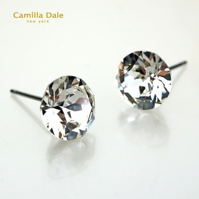 CamillaDale星悅美鑽耳環 採用奧地利SW水晶圓形石6