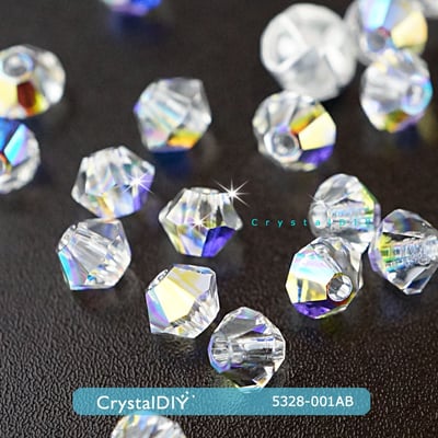 CrystalDIY奧地利水晶SW #5328水晶串珠水晶亮彩(001AB)5