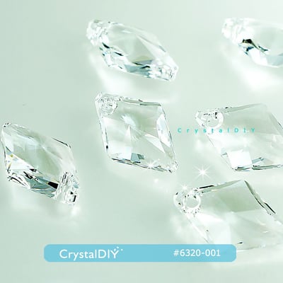 CrystalDIY奧地利SW水晶吊墜#6320菱形水晶吊墜 Crystal(001) 14mm4