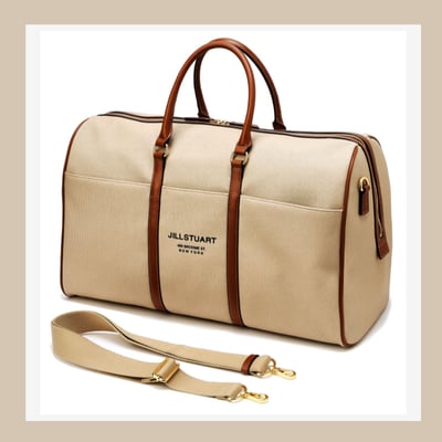 JILLSTUART NEWYORK 米色波士頓包旅行袋 國際精品預購4