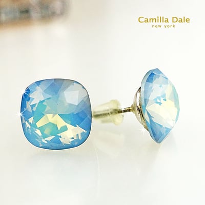 CamillaDale 公爵石水晶耳環(天空藍)4