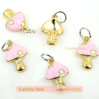 CamillaDale韓國彩繪大師 魔菇吊飾手鍊串飾【222】大孔徑3