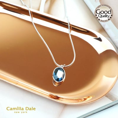 CamillaDale 蒙大拿藍水晶項鍊5