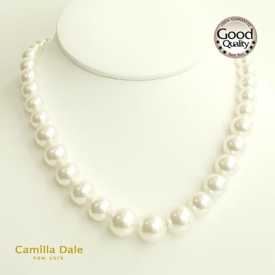 CamillaDale 摩登水晶珍珠項鍊4