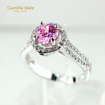 Camilla Dale 任意依戀粉紅戒指 韓製6