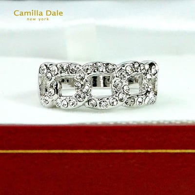 Camilla Dale 晶鏈水晶戒指 韓製2