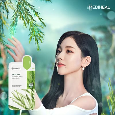 Mediheal 茶樹精華面膜(4片入) 抗痘控油 舒緩鎮定 Olive Young 面膜類銷售冠軍3
