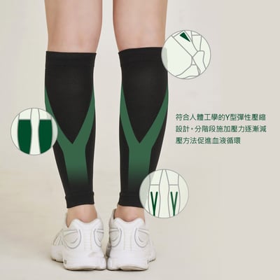 東國센시안(森西安) 小腿壓力襪 放鬆小腿循環 壓力套、彈性腿套男女通用4