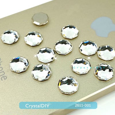 CrystalDIY奧地利水晶SW平底石#2611 Solaris Crystal (001)8mm3