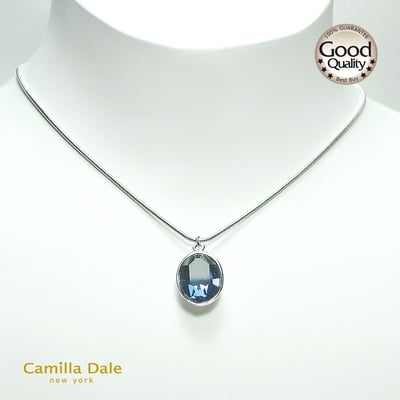 CamillaDale 蒙大拿藍水晶項鍊2