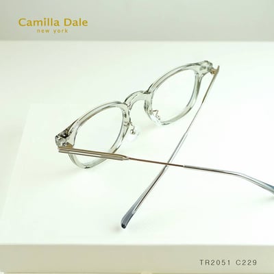 CamillaDale 韓國淡灰方形眼鏡框4