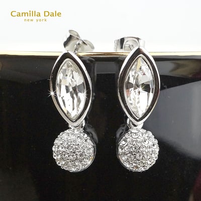 CamillaDale 馬眼石水晶耳環 耳針式2