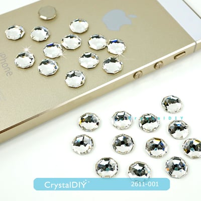 CrystalDIY奧地利水晶SW平底石#2611 Solaris Crystal (001)8mm4