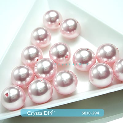 CrystalDIY奧地利水晶SW水晶珍珠#5810淡粉紅Rosaline Pearl (294)1