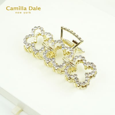 Camilla Dale 韓時尚 金色星河金屬鯊魚髮夾3