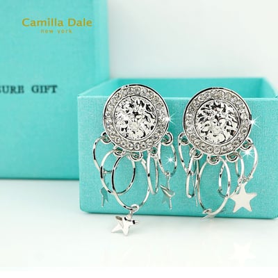 CamillaDale 獅子星座金屬耳環1