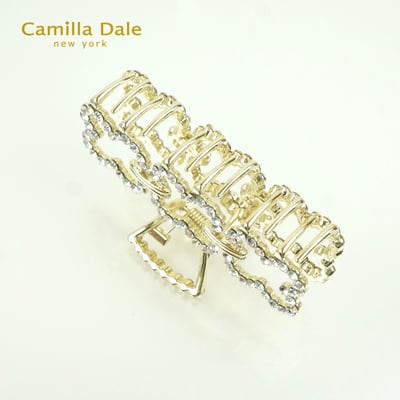 Camilla Dale 韓時尚 金色星河金屬鯊魚髮夾4