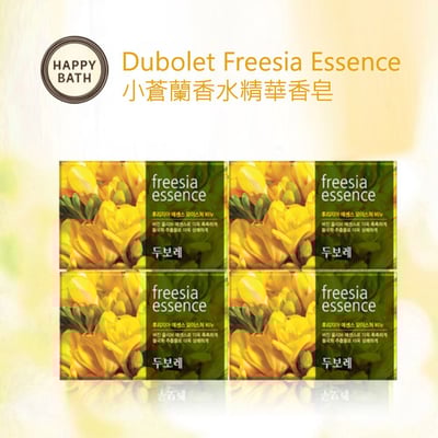 Happy Bath Dubolet 小蒼蘭香水保濕香皂100gx4個1
