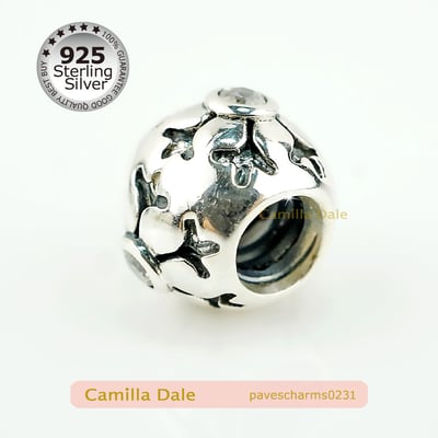 CamillaDale 雪花925純銀串飾【231】大孔徑 適用潘朵拉手鍊3