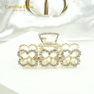 Camilla Dale 韓時尚 金色星河金屬鯊魚髮夾1
