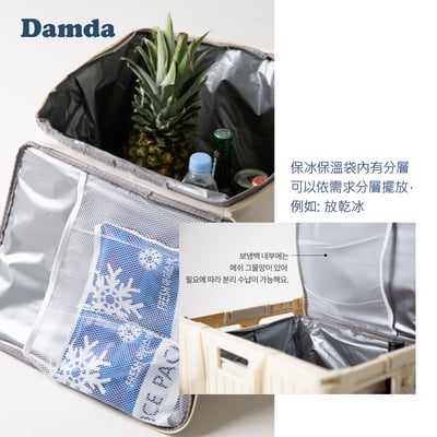 韓國Damda時尚保冰保溫袋 41L 大尺寸【預購】4
