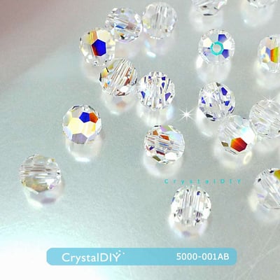 CrystalDIY奧地利水晶SW水晶串珠#5000水晶亮彩(001AB)4
