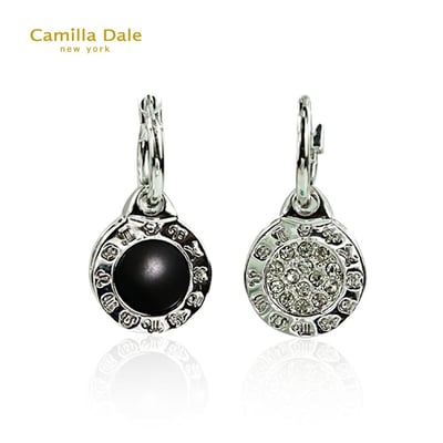 CamillaDale 韓製雙鏡物語水晶耳環3