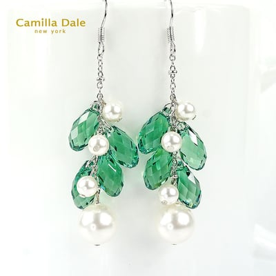 CamillaDale 翠綠珍珠樹耳環3