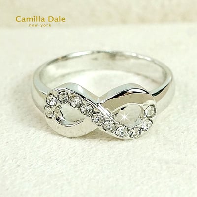 Camilla Dale 愛無限水鑽戒指 韓製2
