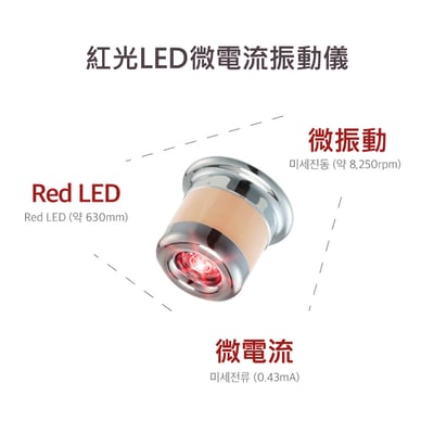 Labiotte AESTHE RX膠原蛋白精華乳霜含一個紅光LED微電流振動儀9