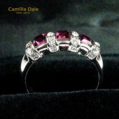 Camilla Dale 紫芳諾水鑽戒指 韓製1