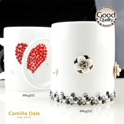 CamillaDale 小香風山茶花晶燦馬克杯【預購】手工訂製2