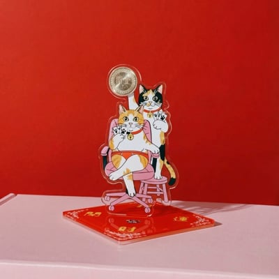 【加購商品】手氣守護者​・喵神錢​母​立牌2