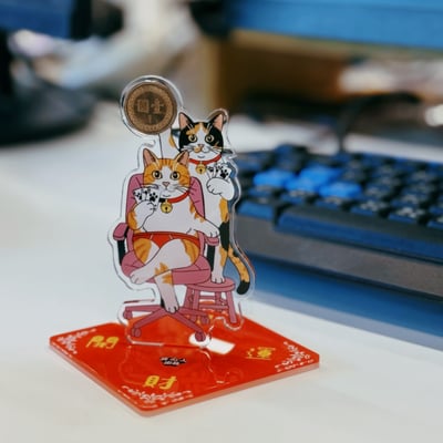 【加購商品】手氣守護者​・喵神錢​母​立牌7