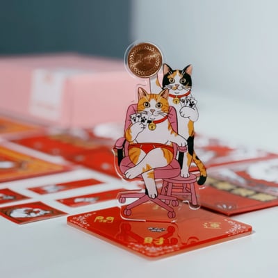 【加購商品】手氣守護者​・喵神錢​母​立牌5