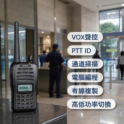 SFE S820K 專業小型無線電對講機5