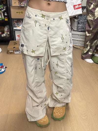 韓國星星可拆解落地褲4