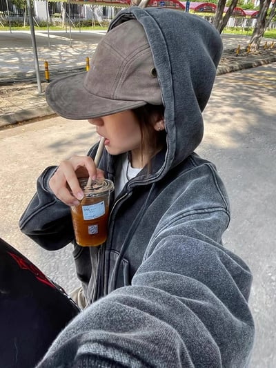 ♡韓國水洗厚磅短版外套♡3