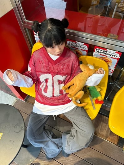 ♡韓國簍空字母球衣短袖♡2