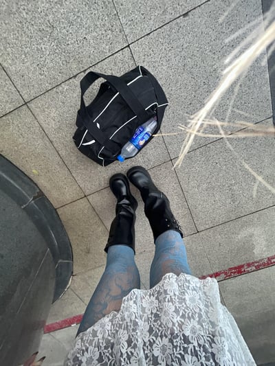 韓國質感厚底襪套顯瘦皮靴4