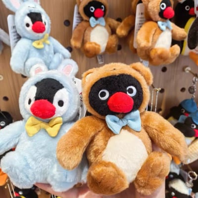 Pingu限定動物裝扮吊飾娃2