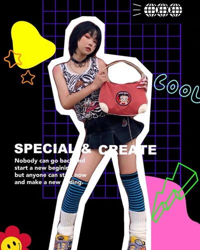 BETTY BOOP 復古刺繡小包10